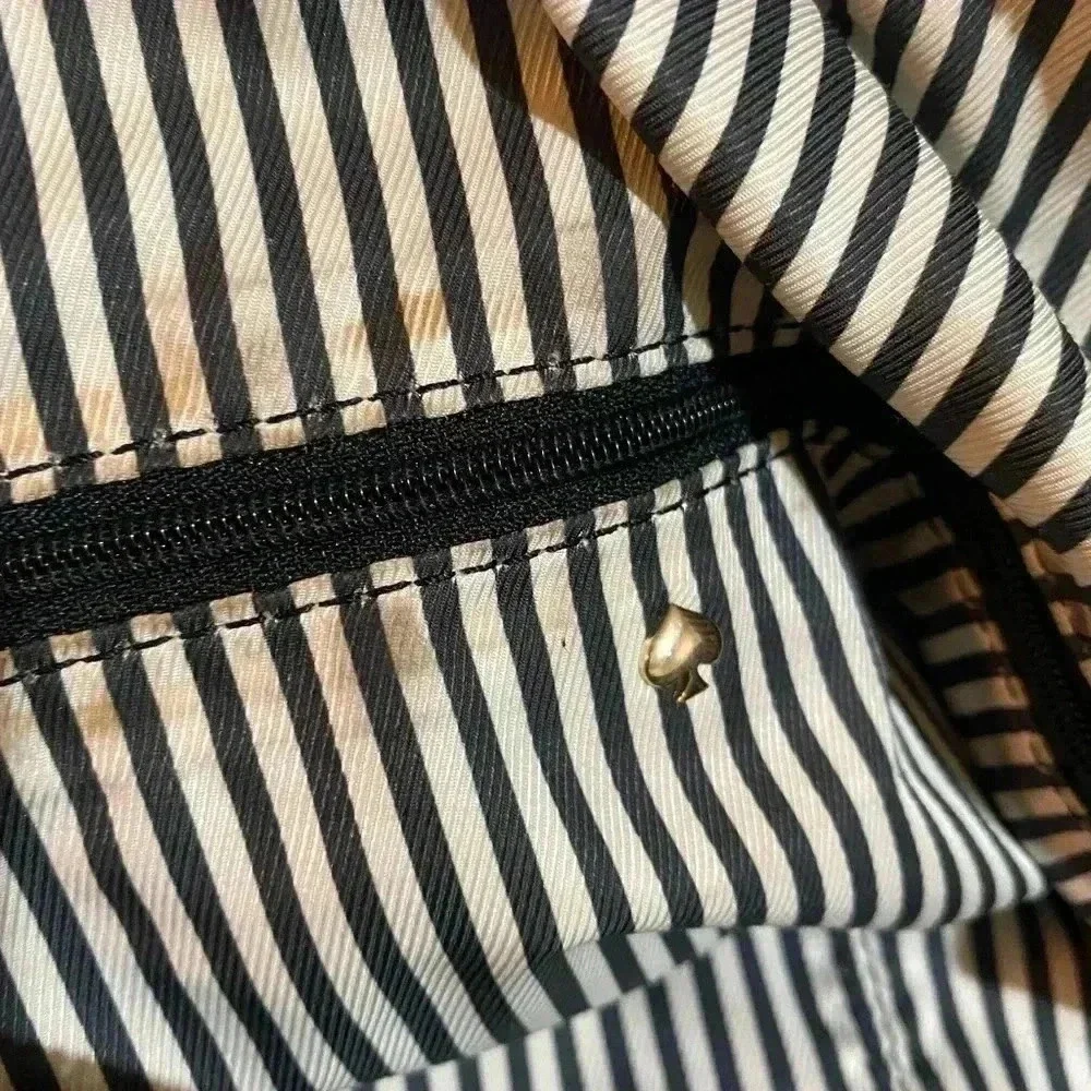 Kate spade black leather satchel handbag